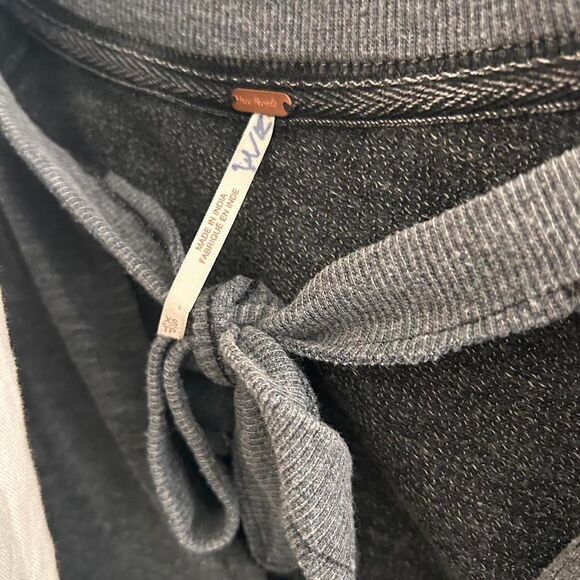 Free People Sweet Jane grey Cropped Pullover Top – Indie Romantic xs - Picture 5 of 6